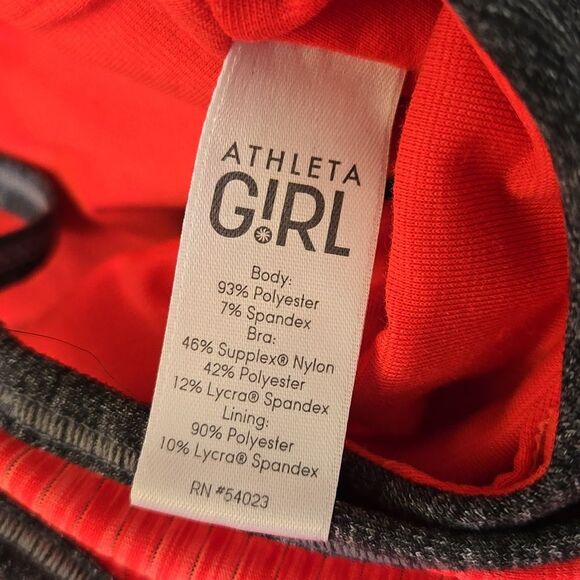 Athleta Girl Red Athletic Tank Top, Girls Extra Large, Great Condition - Picture 7 of 10